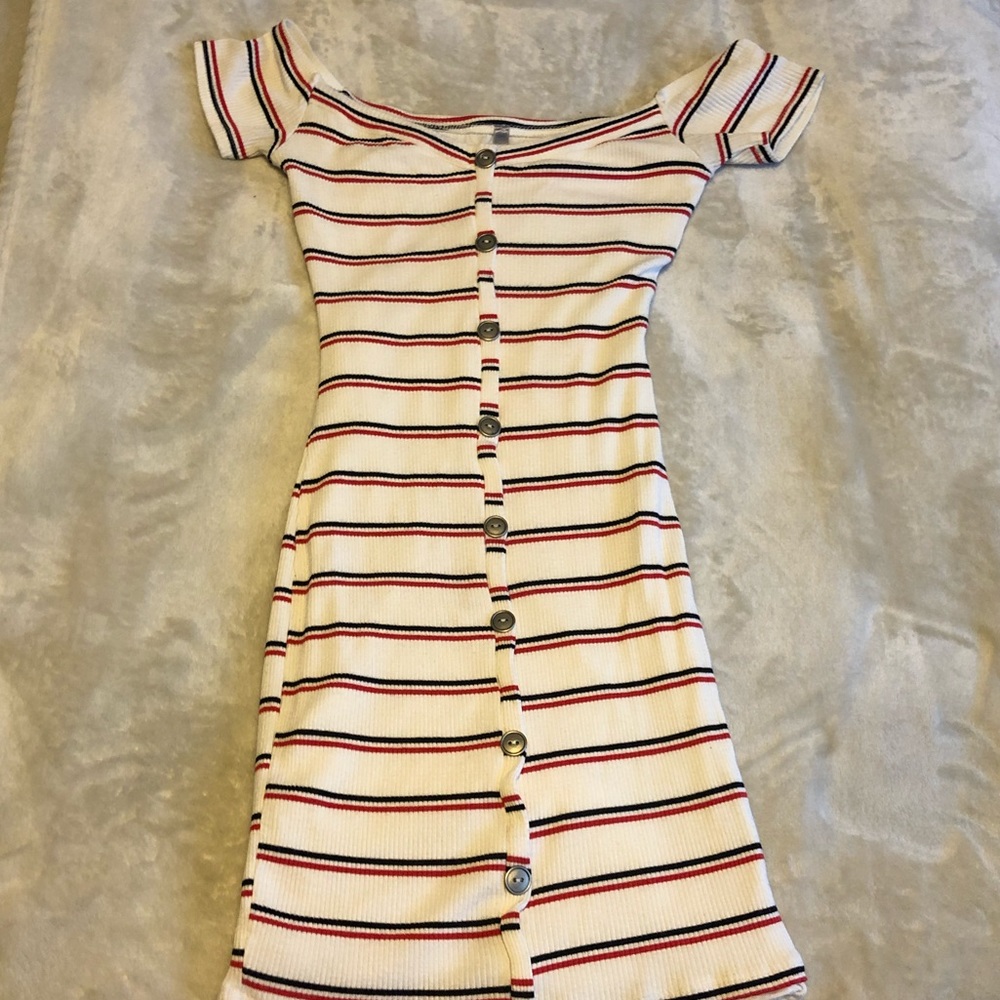 A+Ellen Mini Striped dress